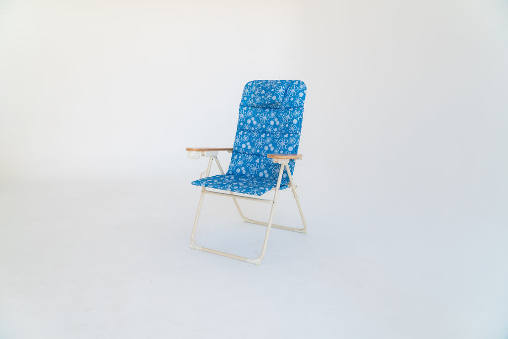 The Camp Chair - Florablue