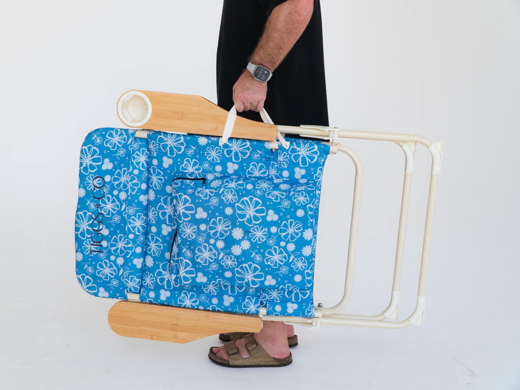 The Camp Chair - Florablue